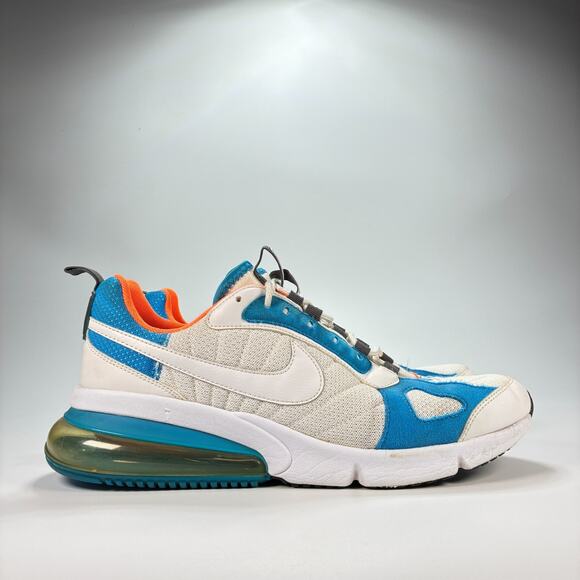Nike Air Max 270 Futura White Blue Running Shoes AO1569-100 Men's Size 11.5 - Picture 1 of 10